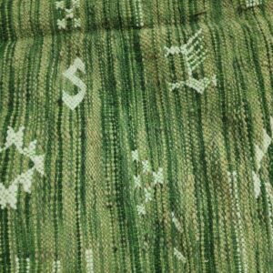 Berber Green Authentic Wool Tribal Boho Living Rug
