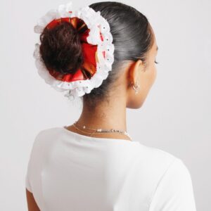 Amazigh Kabyle Fouta Oversized Handmade Scrunchie Hair Accessory