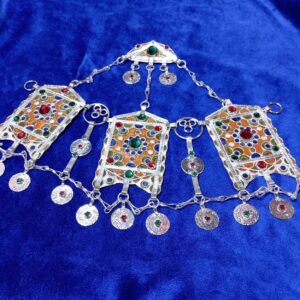 Berber Headpiece Handmade Traditional Jewelry Silver Tone Headband