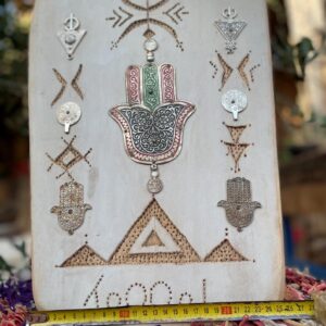 Berber Handmade Willow Wood Hamsa Wall Decor Symbols Boho Art