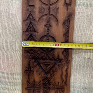 Berber Hand dark Carved Wooden Symbol Wall Art
