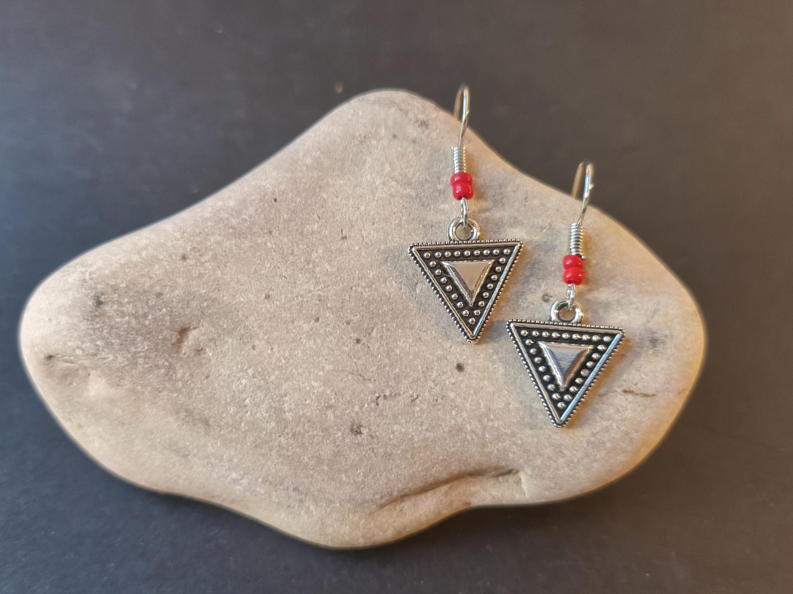 Amazigh Earrings pendantes inspiration kabyle with perles Handmade
