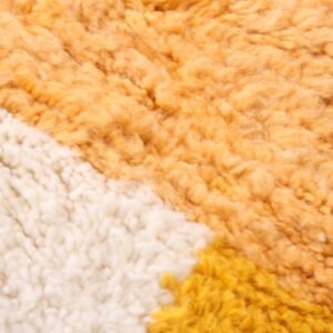 Custom Amazigh Berber Natural Wool Living Room Rug