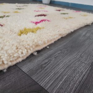Berber Handmade Wool Colorful Geometric Boho Area Rug