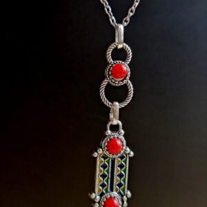 Amazigh Yaz Tifinagh Kabyle Berber Stainless Steel Men's Pendant Necklace