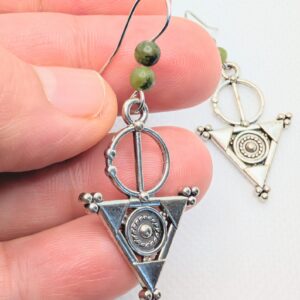 Amazigh Boucles d oreilles femme berbère Tizerzit Earrings