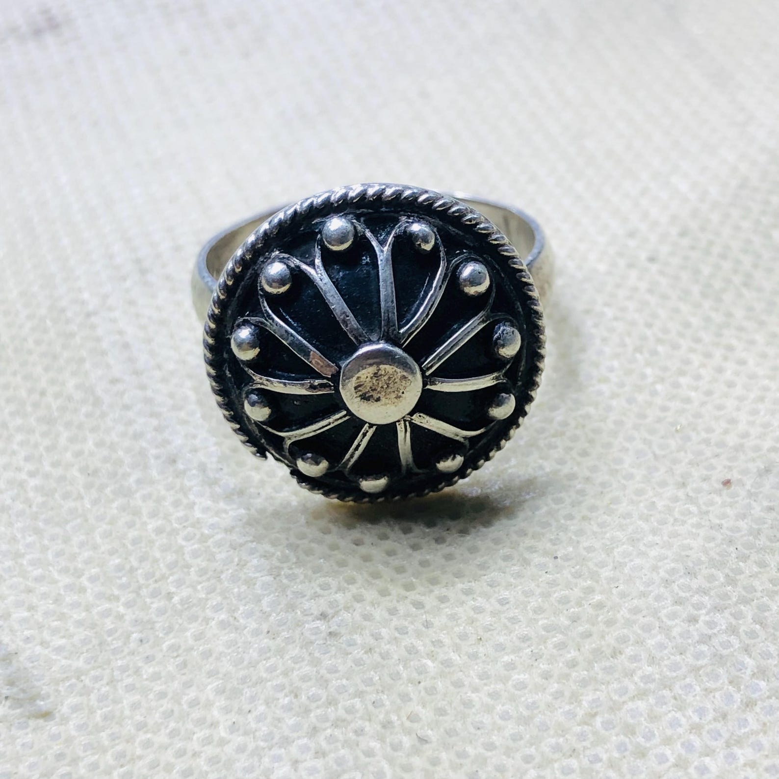 Amazigh Jewelry Traditionnels Marocains Ring Berbère Silver Handmade