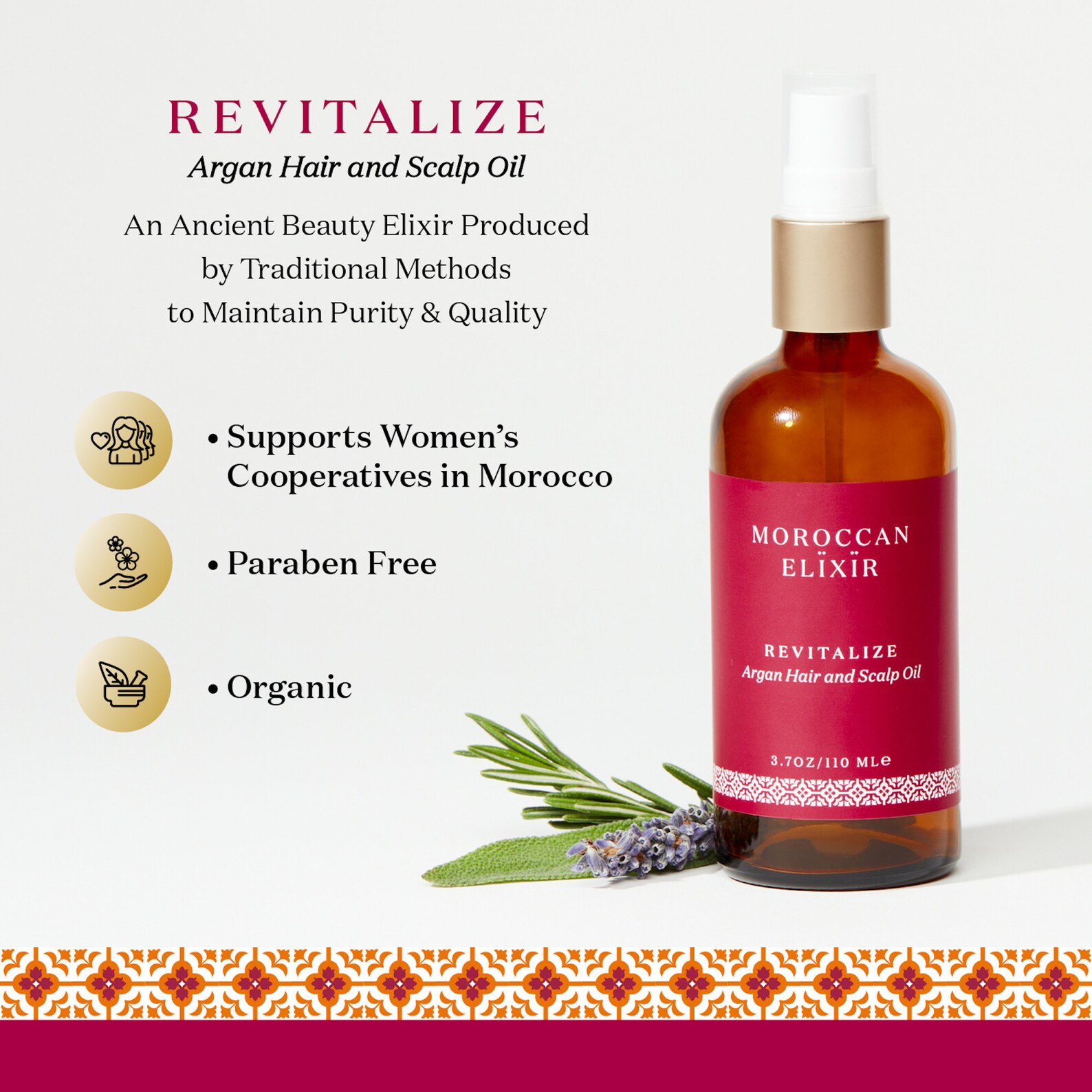 Berber REVITALIZE Argan Hair and Scalp Oil - Argan Oil