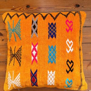 Berber Velvet Handmade Cushion Embroidered Velour Pillow Cover