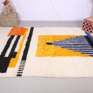 Berber Custom Design Wool Geometric Living Room Rug