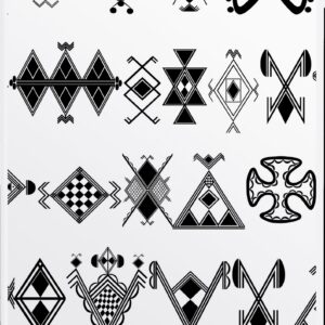 Amazigh Berber Kabyle Tattoo Symbols Tribal Pattern Digital Download