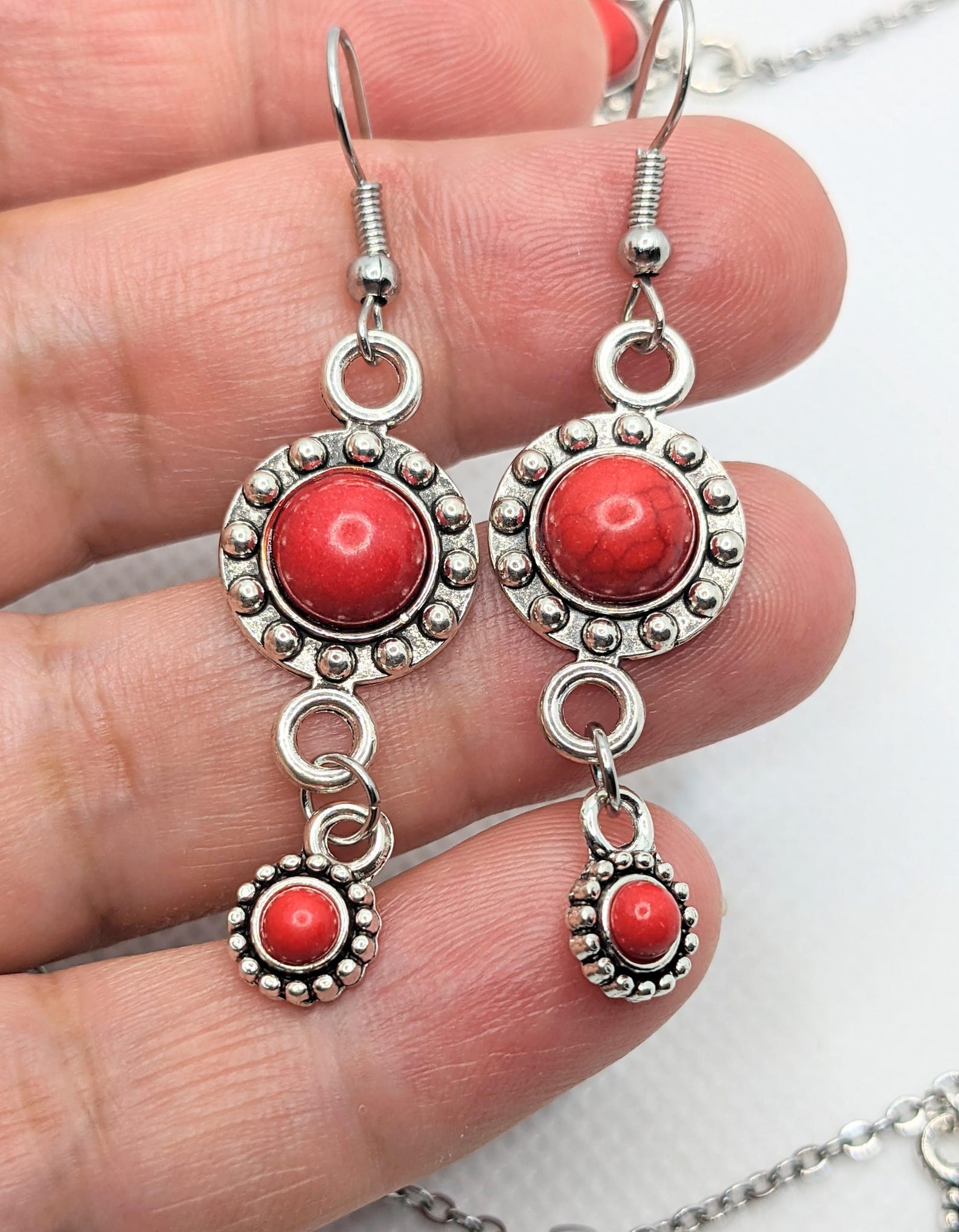 Amazigh Boucles d oreilles berbère femme ethnique- Earrings