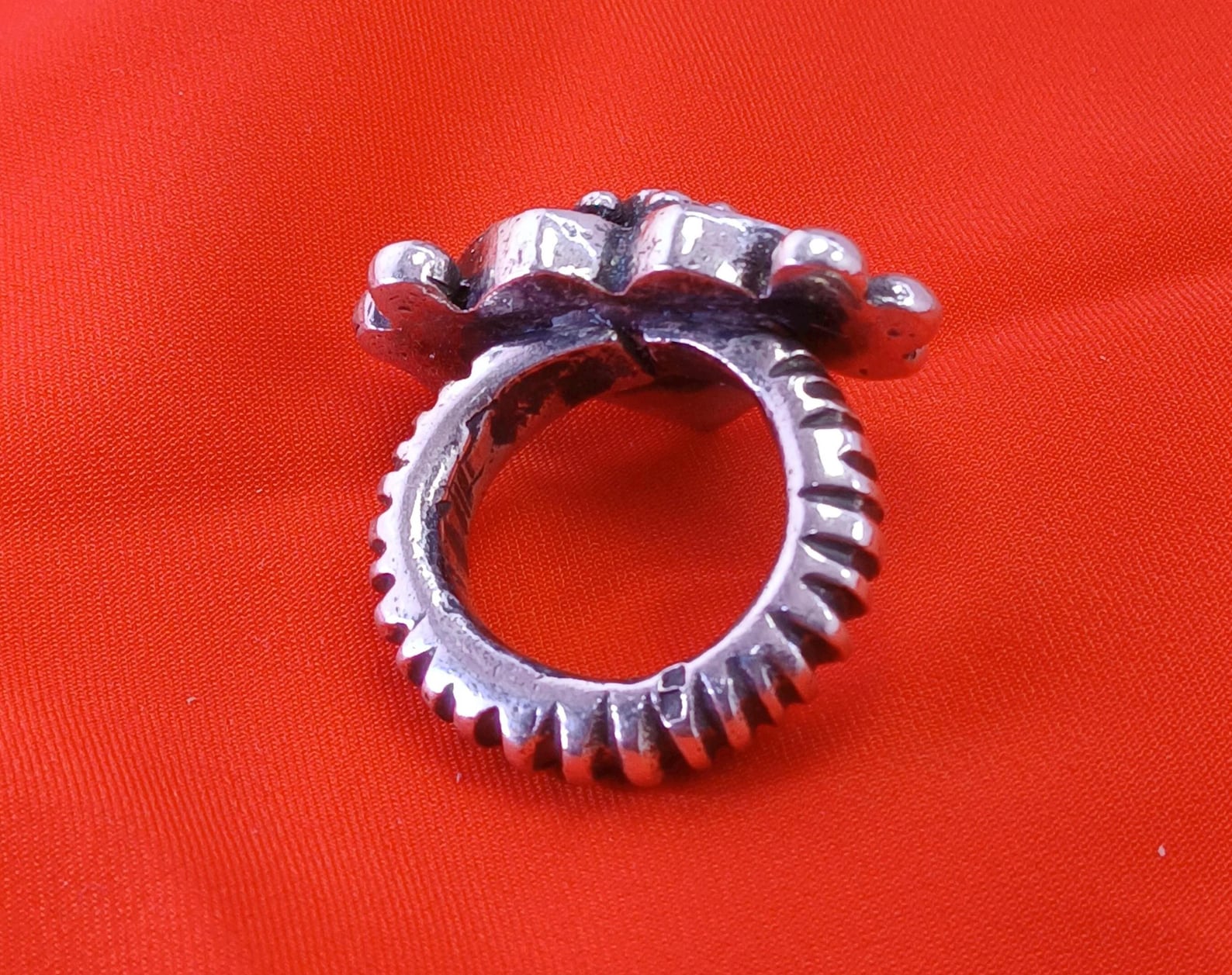 Handmade Berber Tuareg Solid Silver Engraved Bohemian Artisan Ring