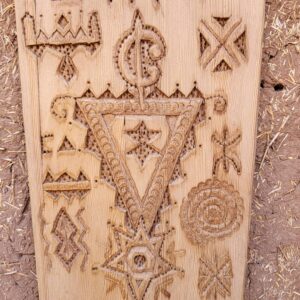Berber handmade panel decor sculpture ceder Wall Art