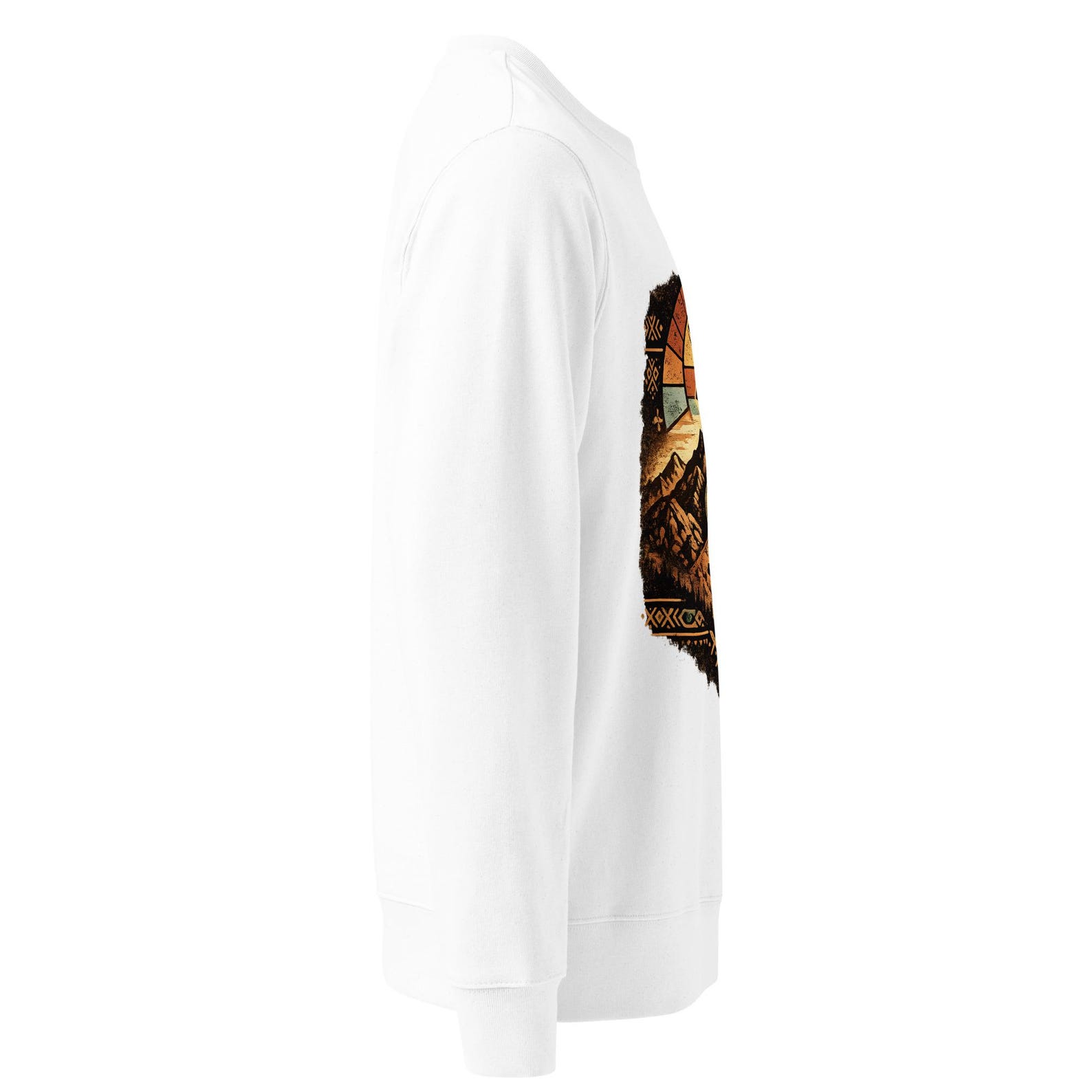 Amazigh Berber Yaz Symbol Unisex Sweatshirt Mountain Landscape Ring