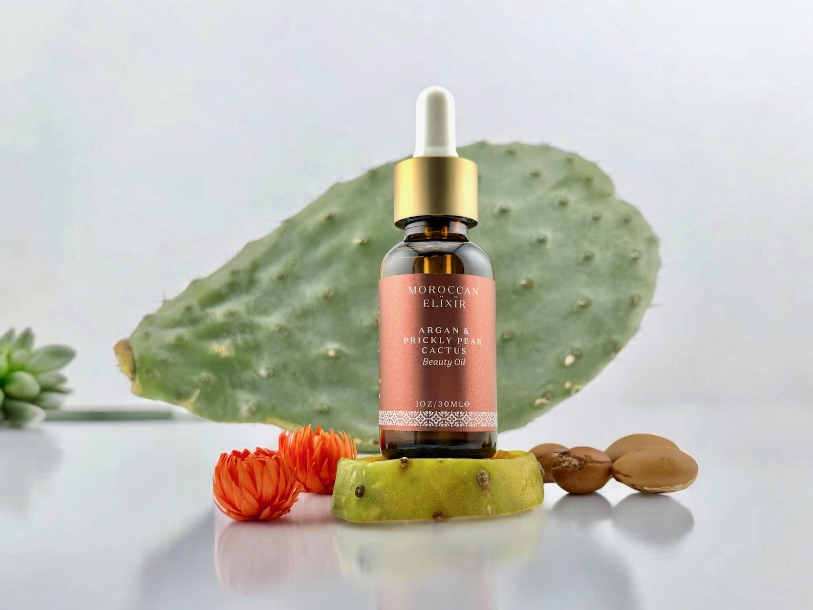 Amazigh Argan Prickly Pear Seed Beauty Oil for Everyday Heritage Style Use