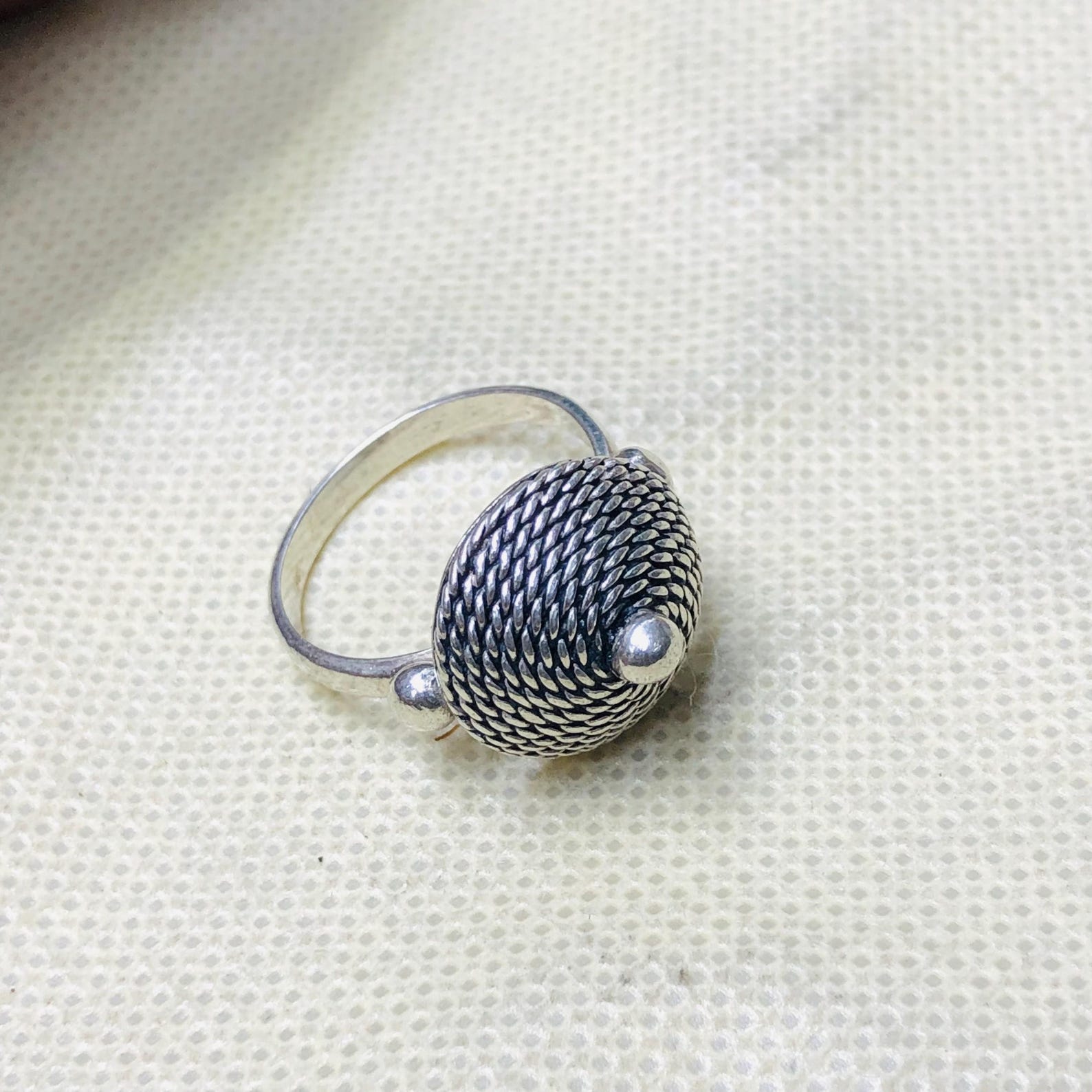 Amazigh Gravure amazighe Ring Silver Tribal Touareg Berbère