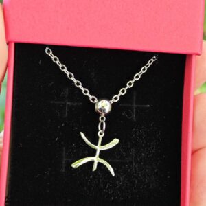 Amazigh Yaz Tifinagh Kabyle Stainless Steel Unisex Pendant Necklace