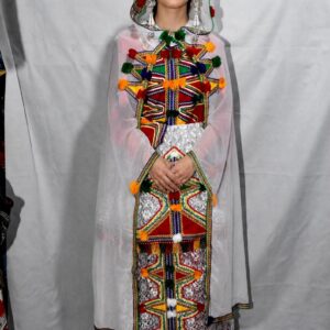 Berber Wedding Dress Caftan Headdress Burnouse Set Kaftan