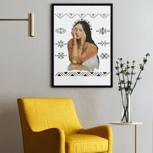 Amazigh Berber Kabyle Woman Symbol Poster PNG Digital Download