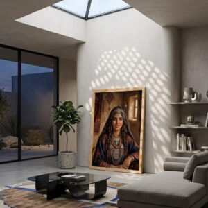 Amazigh Berber Woman Yaz Portrait Printable Digital Wall Art