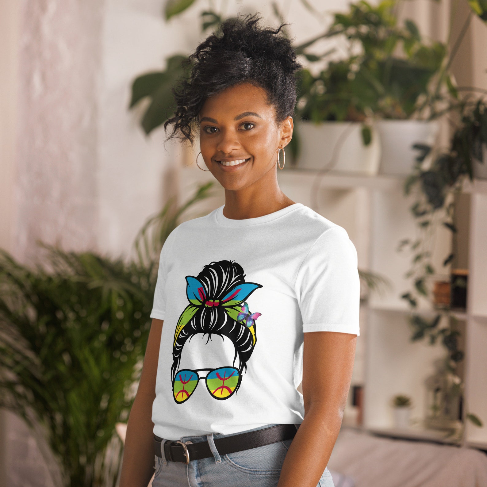 Berber Amazigh Yaz Symbol Kabyle Pride Tifinagh Graphic T-Shirt