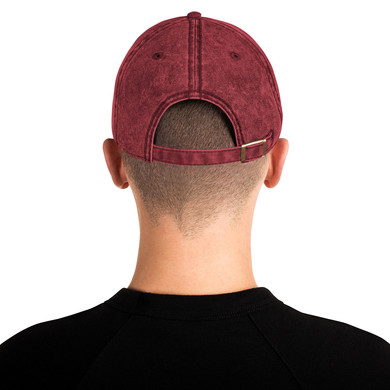 Berber Azul Vintage Cotton Twill Cap With Embroidery