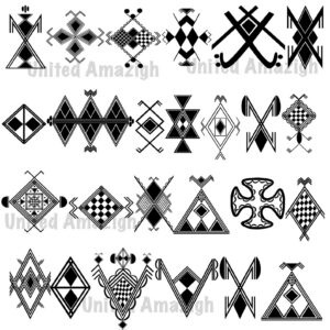 Amazigh Berber Kabyle Tattoo Symbols Tribal Pattern Digital Download