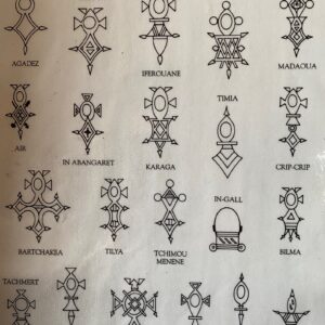Amazigh Tuareg High Grade Silver Signed Niger Cross Bookmark