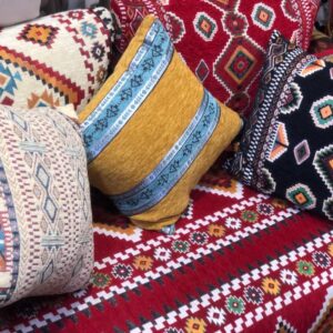 Berber Cushion Cover Cotton Chenille Pattern Boho Pillow