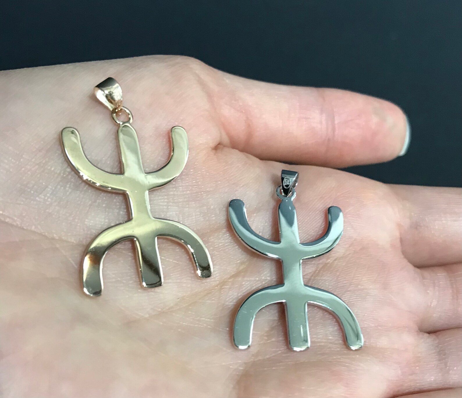 Amazigh PENDENTIFS Berbères Tifinagh Yaz Z Free Man Unisexe