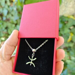 Amazigh Yaz Tifinagh Kabyle Stainless Steel Unisex Pendant Necklace