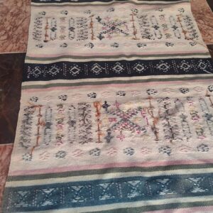 Berber Vintage antique Handwoven Textile Tribal Rug Runner