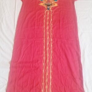 Berber Traditional Caftan Dress Girls Medium Black Kaftan