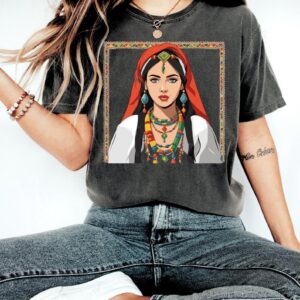 Amazigh Berber Kabyle Yaz Symbol Unisex Cotton Art T-Shirt