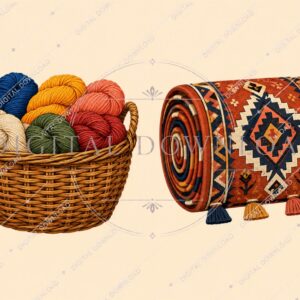 💾 Berber Clipart Bundle Geometric for Everyday Heritage Style Use