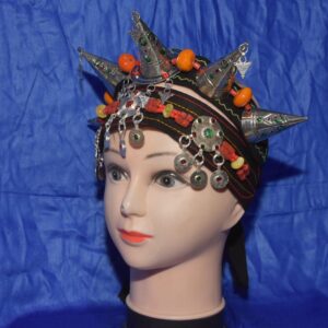 Berber Asni Crown Silver Plated Cotton Headband Jewelry
