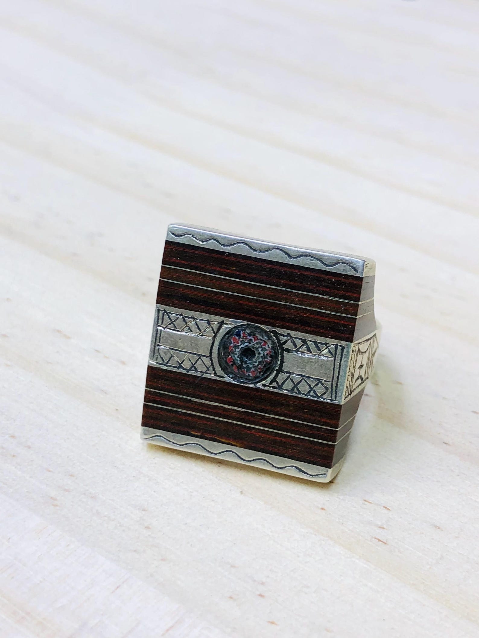 Amazigh Bague en argent Tribal Touareg Berbère Ring