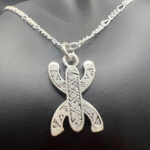 Berber Handmade Sterling Silver Yaz Pendant Necklace Jewelry