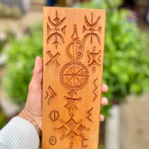 Berber Hand Carved Wooden Symbol Wall Art Decor