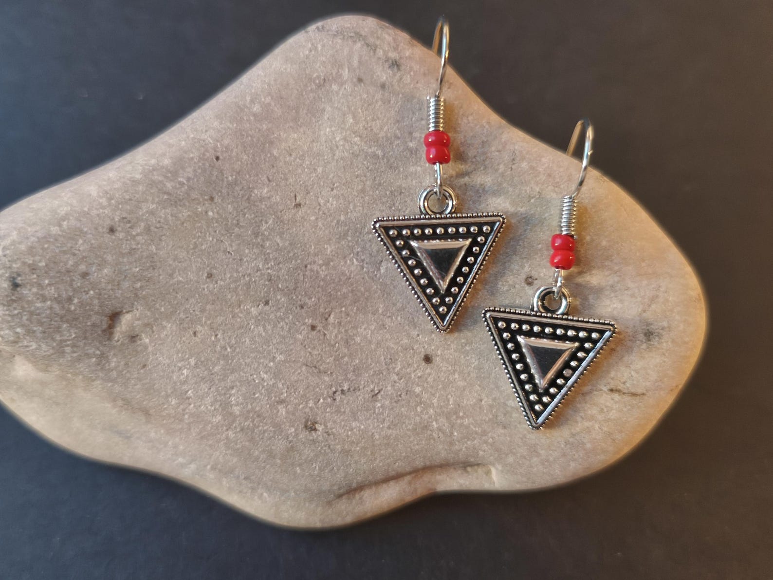 Amazigh Earrings pendantes inspiration kabyle with perles Handmade