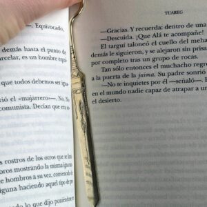 Amazigh Handmade Tuareg Silver Ebony Book Lovers Bookmark