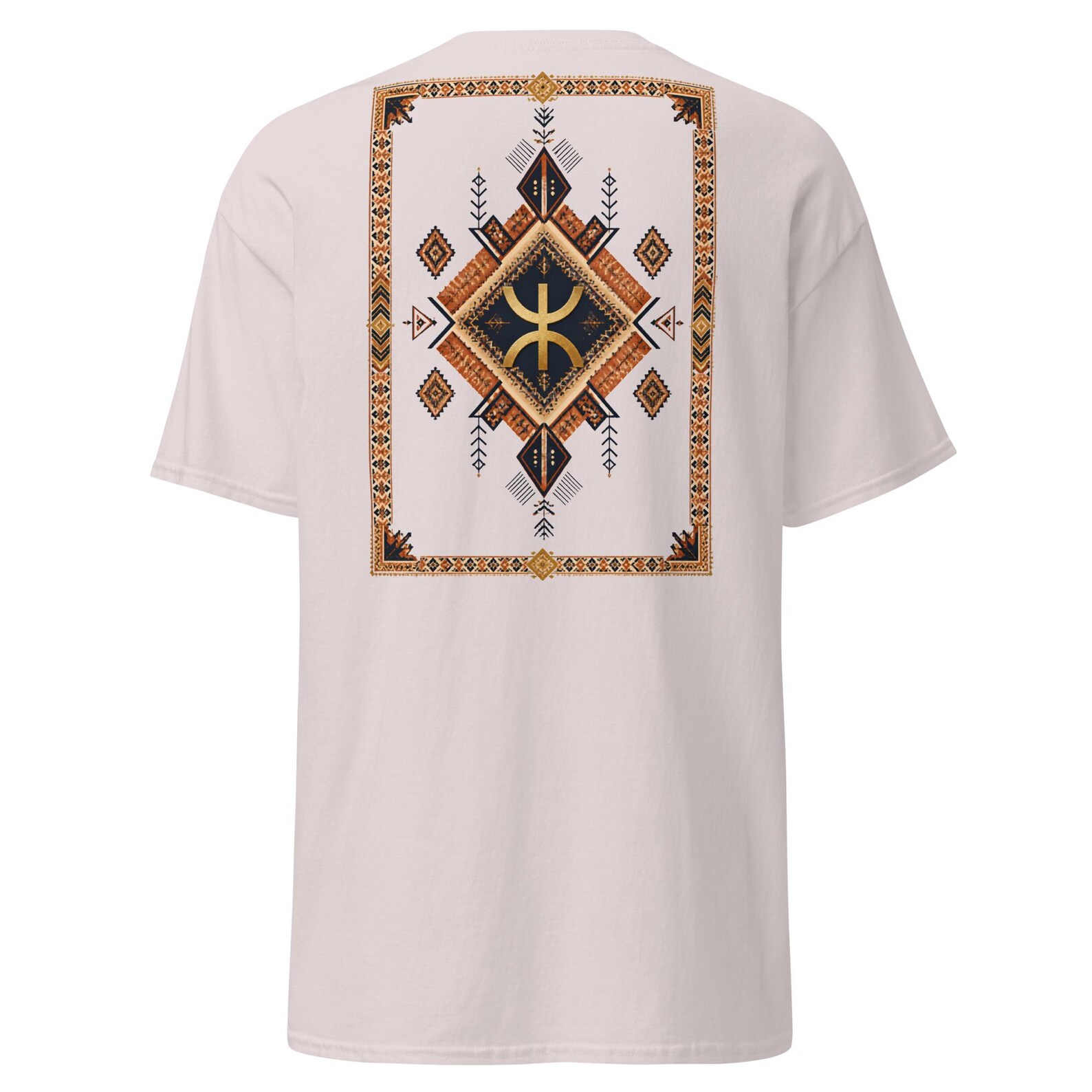Berber Boho Shirt Yaz "Free Man" Symbol Tee