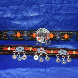Berber Asni Crown Silver Plated Cotton Headband Jewelry