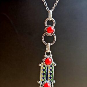 Amazigh Yaz Tifinagh Kabyle Berber Stainless Steel Men's Pendant Necklace