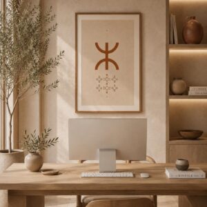 💾 Amazigh Symbols Collection Tifinagh Wall Art Design Set