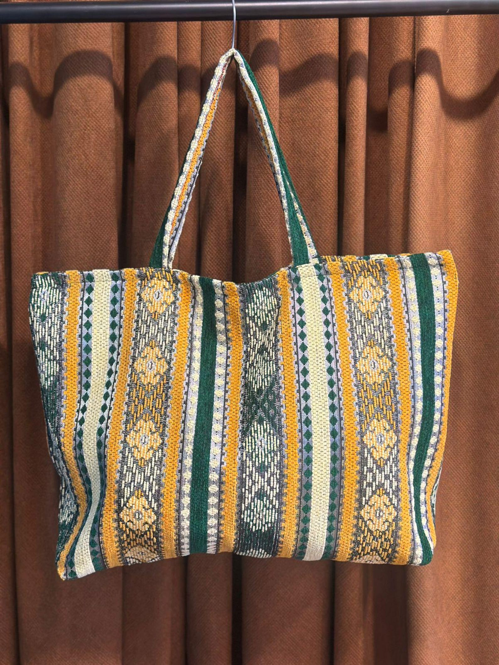 Berber Woven Tote Handmade Boho Shoulder Ethnic Bag