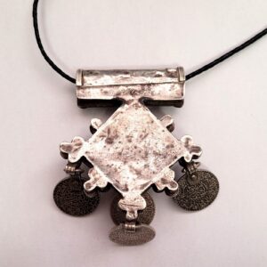 Amazigh Rare Vintage Tribal Silver Cross Pendant croix