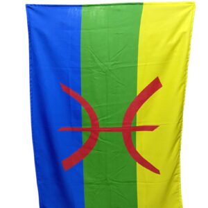 Berber Flag Fabric Traditional Hanging Home Wall Art