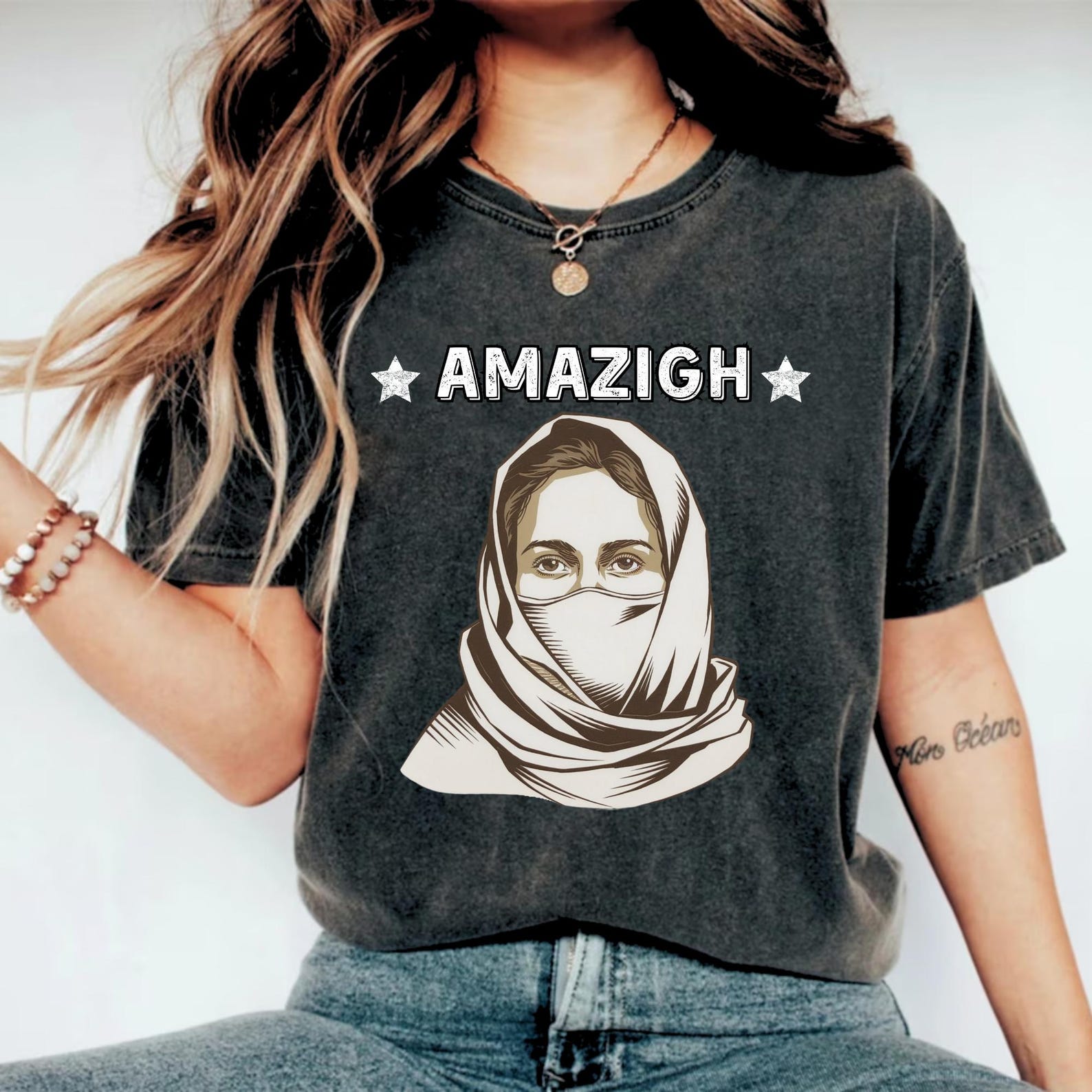 Berber Dress. TShirt & Women.. Yaz Symbol Shirt. Tattoo. Tattoo. Shirt